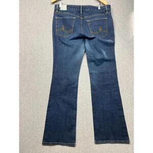 Ann Taylor Original Bootcut Denim Jeans Size 12 Mid Rise Classic Western Casual